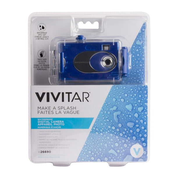 Appareil photo numérique AquaShot de Vivitar en bleu