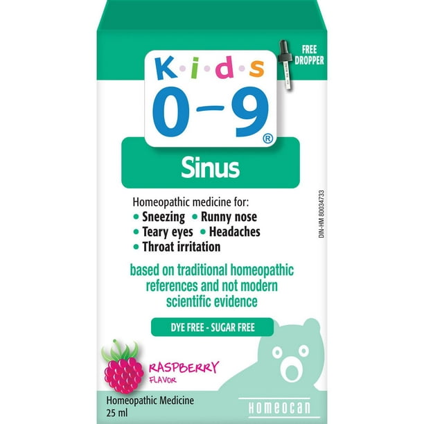 Solution buvable Sinus-tout-en-un d'Enfants 0-9 avec compte-gouttes 25 ml
