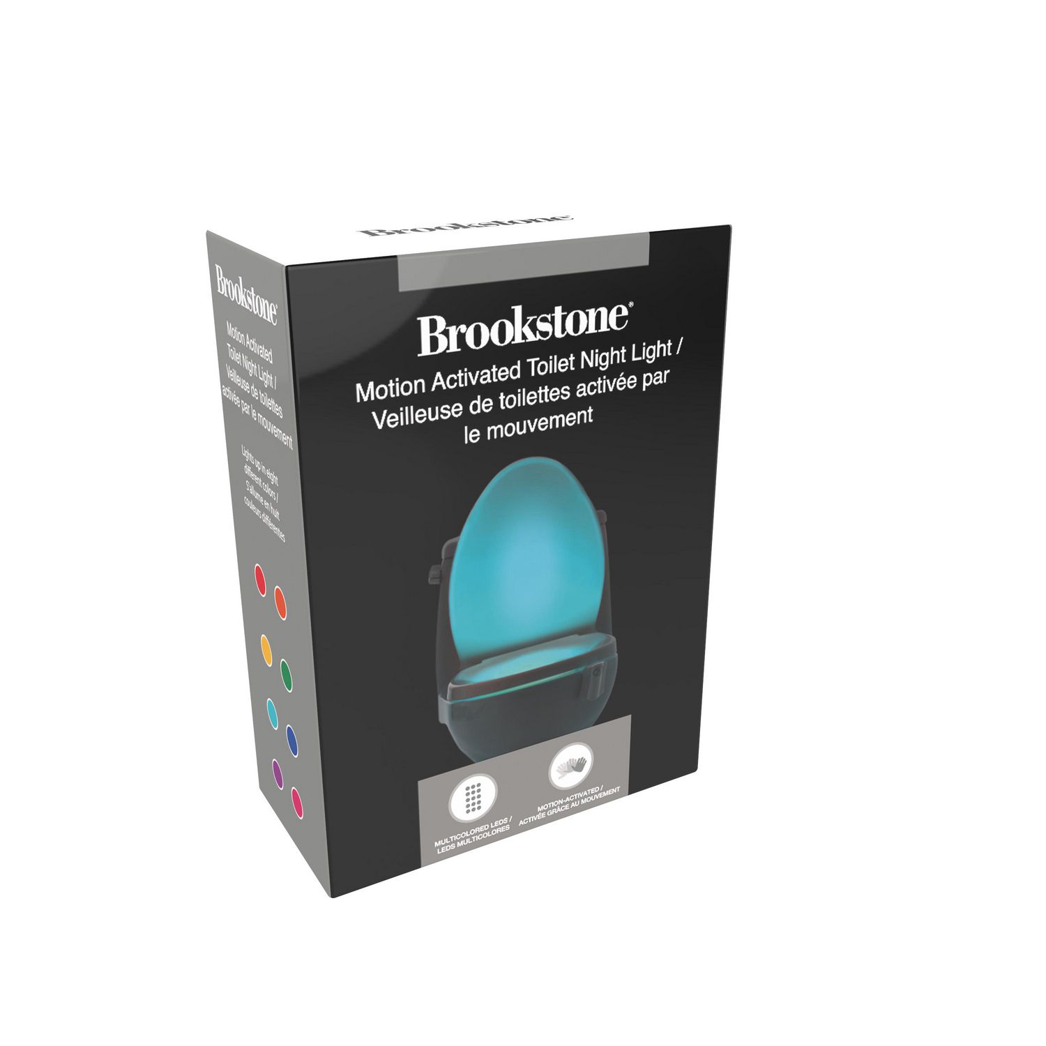 brookstone motion activated toilet light