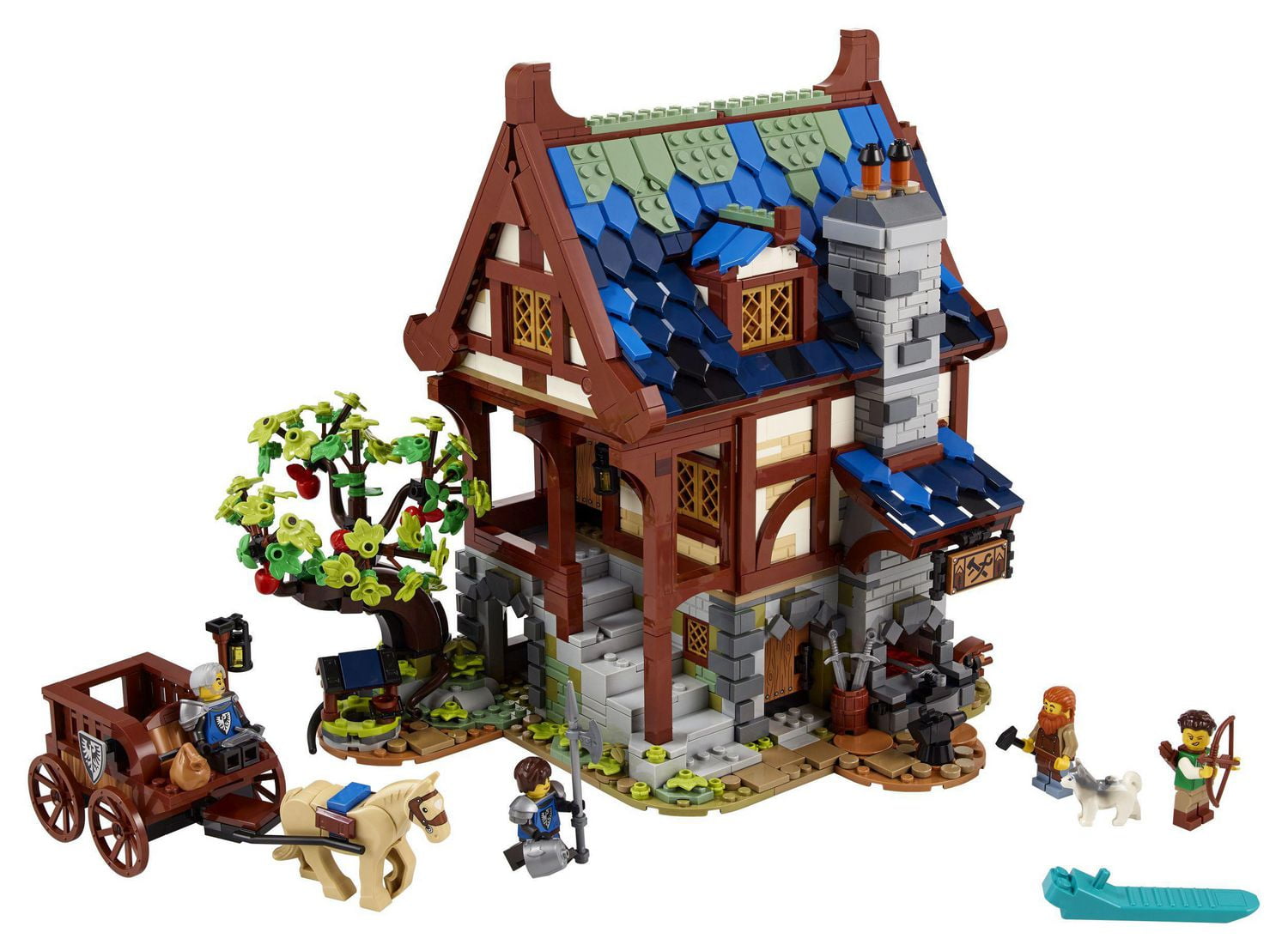 LEGO Ideas Medieval Blacksmith 21325 Toy Building Kit (2,164