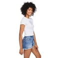 thumbnail image 2 of No Boundaries Women's Rib Baby Tee, 2 of 6