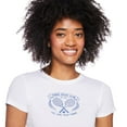 thumbnail image 4 of No Boundaries Women's Rib Baby Tee, 4 of 6