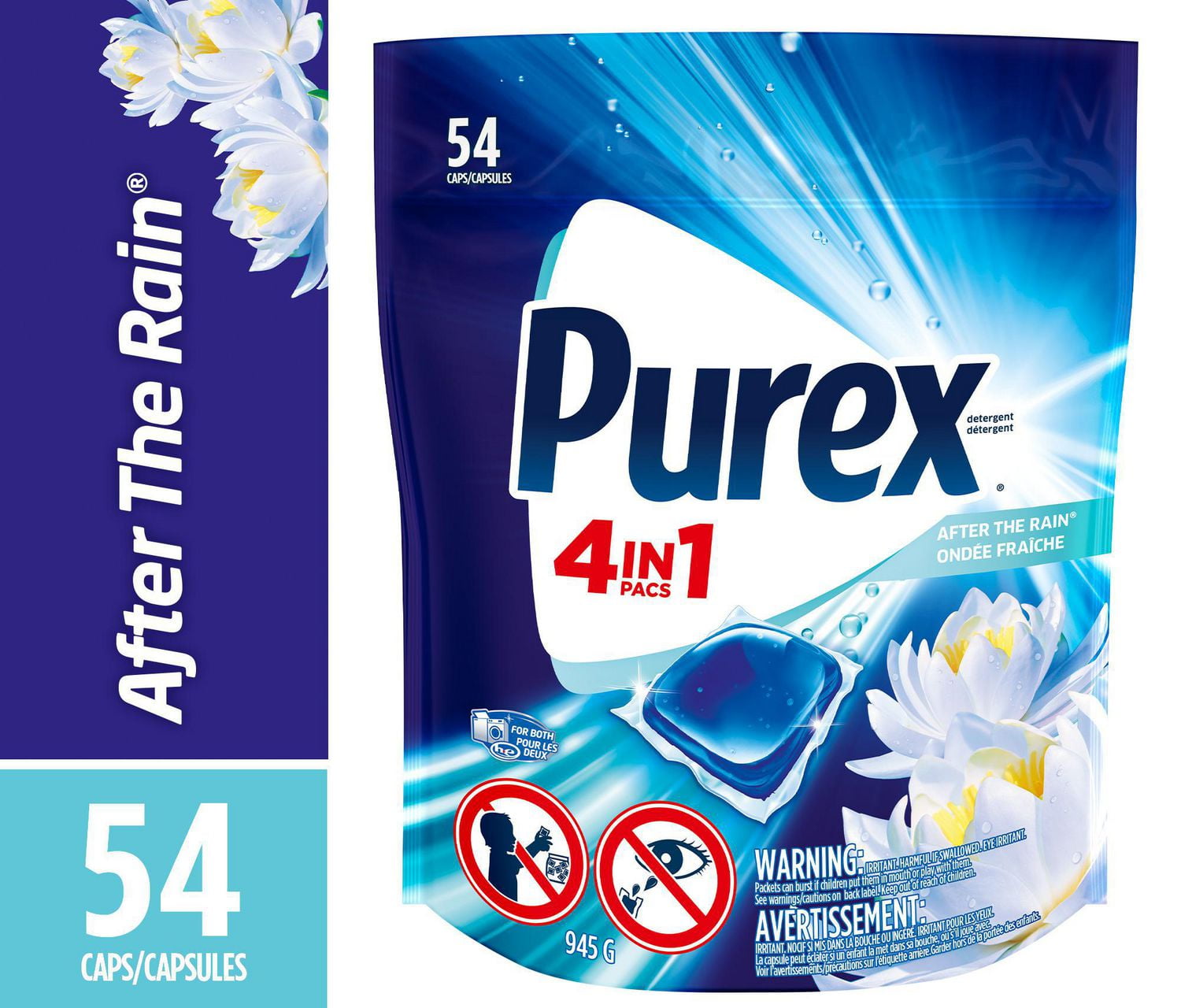 Purex Laundry Detergent Pacs, 4in1 After The Rain Walmart Canada