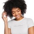 thumbnail image 4 of No Boundaries Women's Rib Baby Tee, 4 of 6