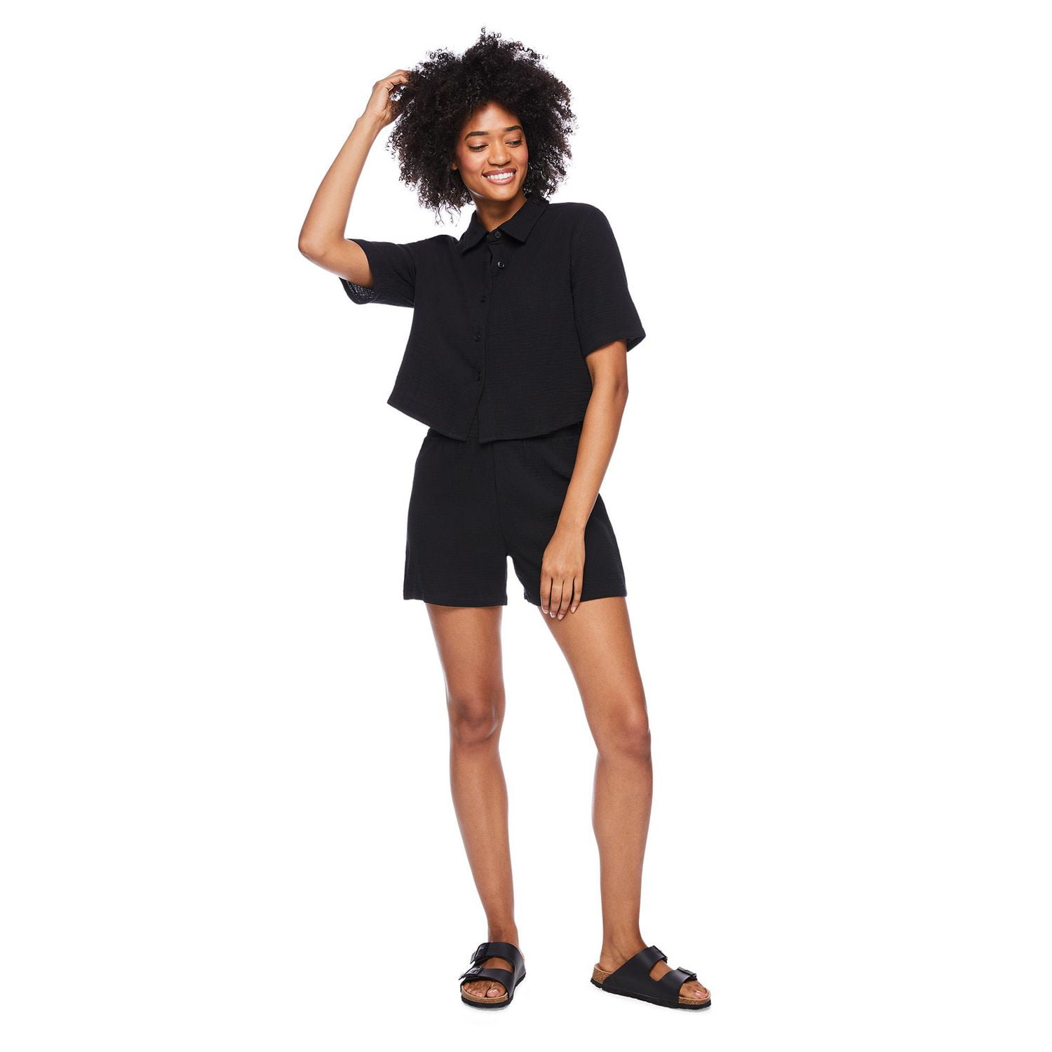 No Boundaries Women's Cover-Up 2-Piece Set