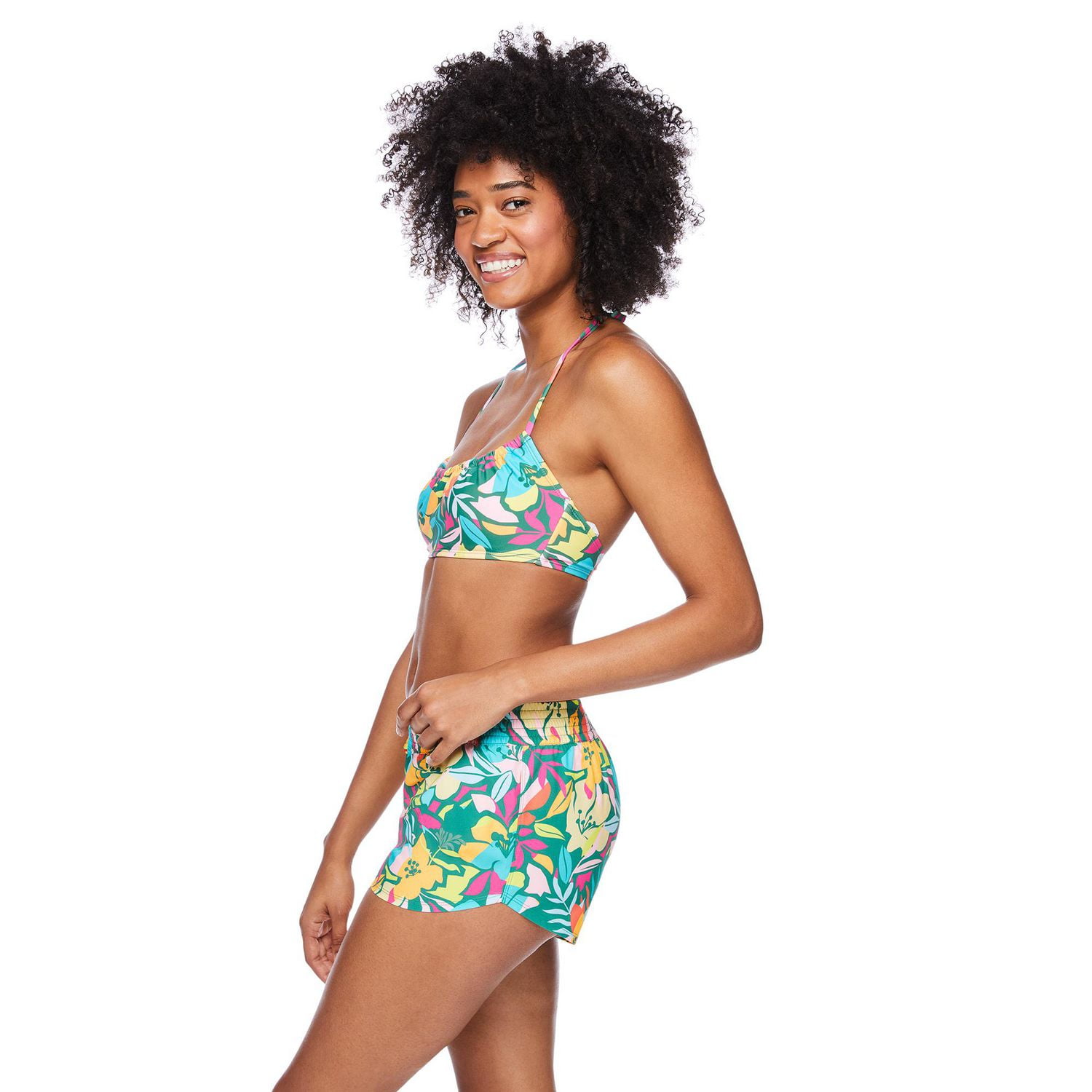 Haut de bain léger et froncé No Boundaries pour femmes