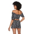 thumbnail image 3 of No Boundaries Women's Puff Sleeve Corset Top, 3 of 6