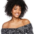 thumbnail image 4 of No Boundaries Women's Puff Sleeve Corset Top, 4 of 6