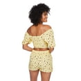 thumbnail image 3 of No Boundaries Women's Puff Sleeve Corset Top, 3 of 6