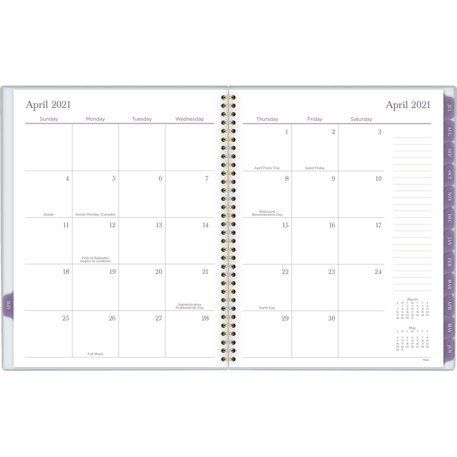 Mead Grand agenda lettre d'amour