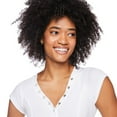 thumbnail image 4 of No Boundaries Women's Rib Henley Tee, 4 of 6