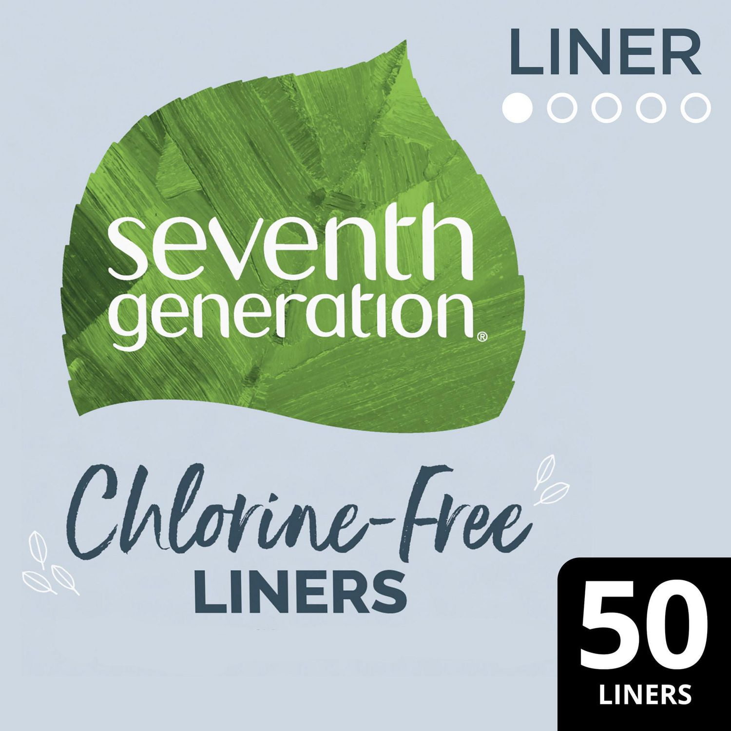 Seventh Generation ChlorineFree Feminine Hygiene Pantiliners Walmart