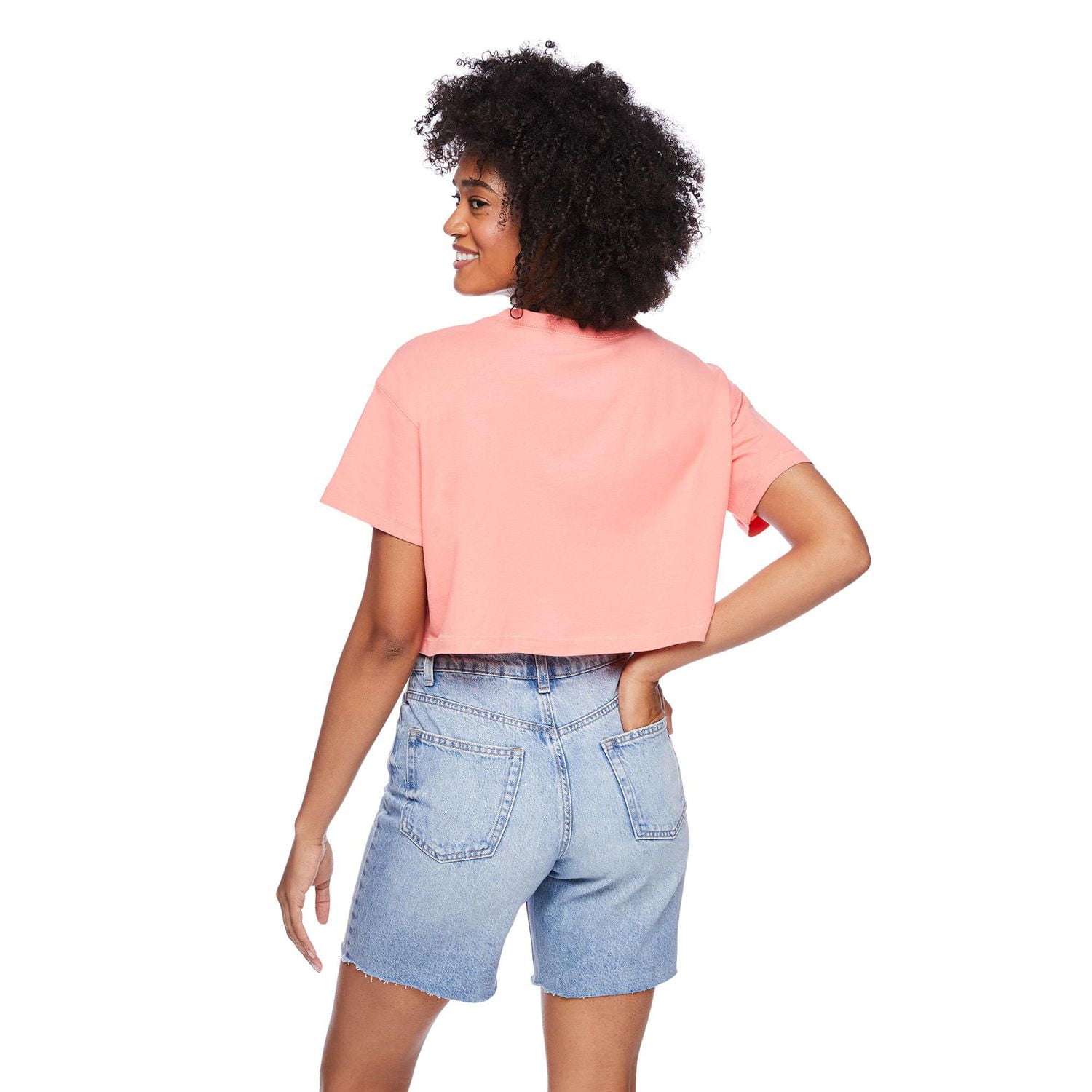 No Boundaries Women's Cropped Tee