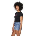 thumbnail image 2 of No Boundaries Women's Rib Baby Tee, 2 of 6