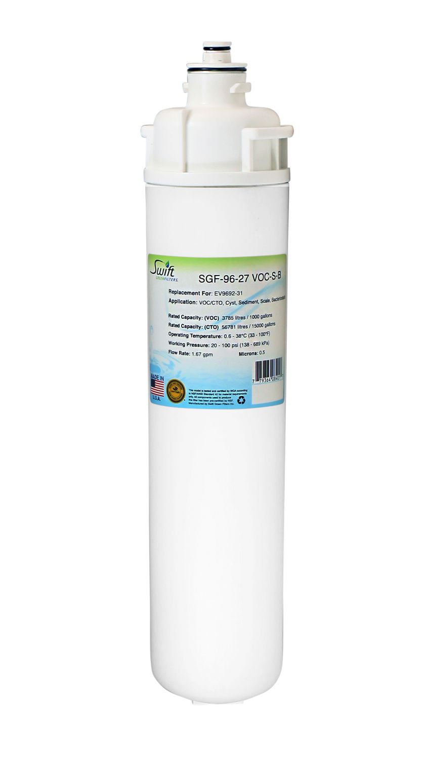 Everpure EV9692-31 Filter Replacement SGF-96-27 VOC-S-B by Swift Green ...