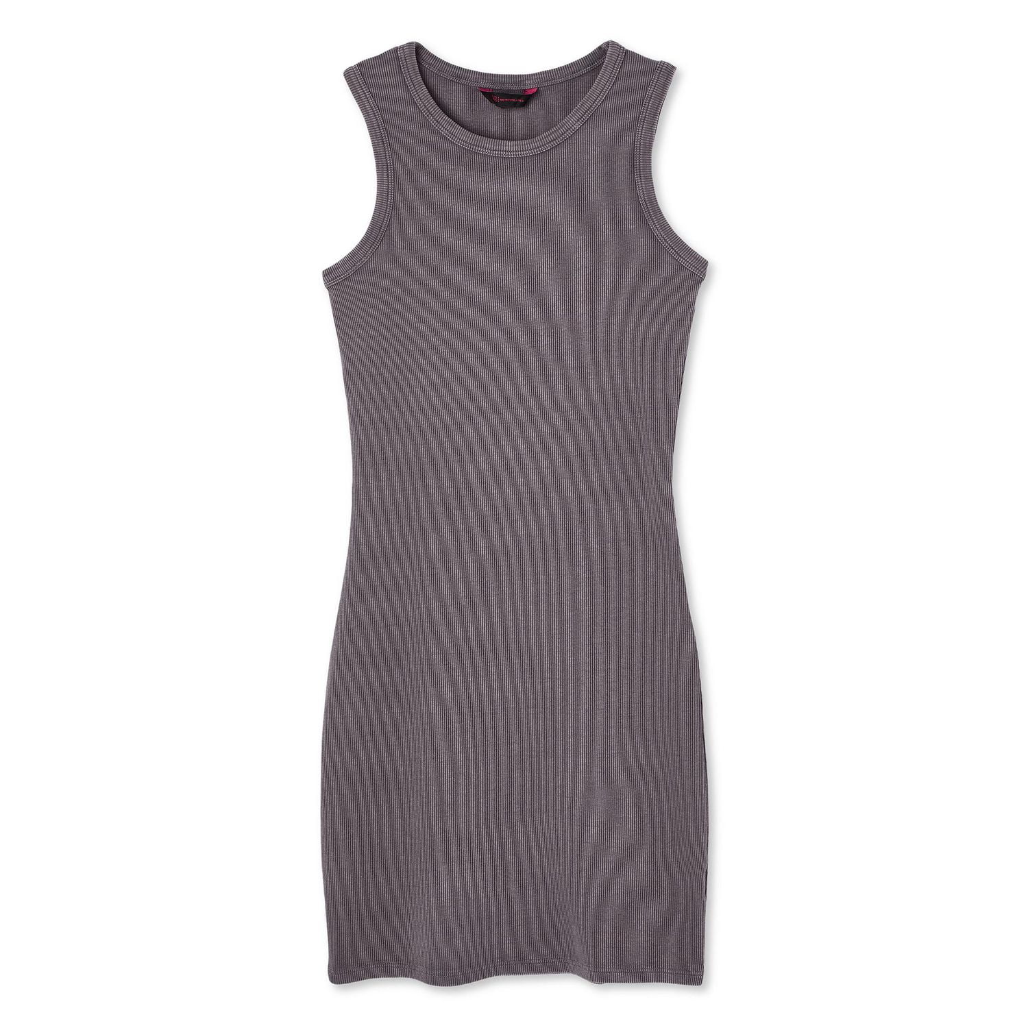 No Boundaries Women's Rib Tank Dress
