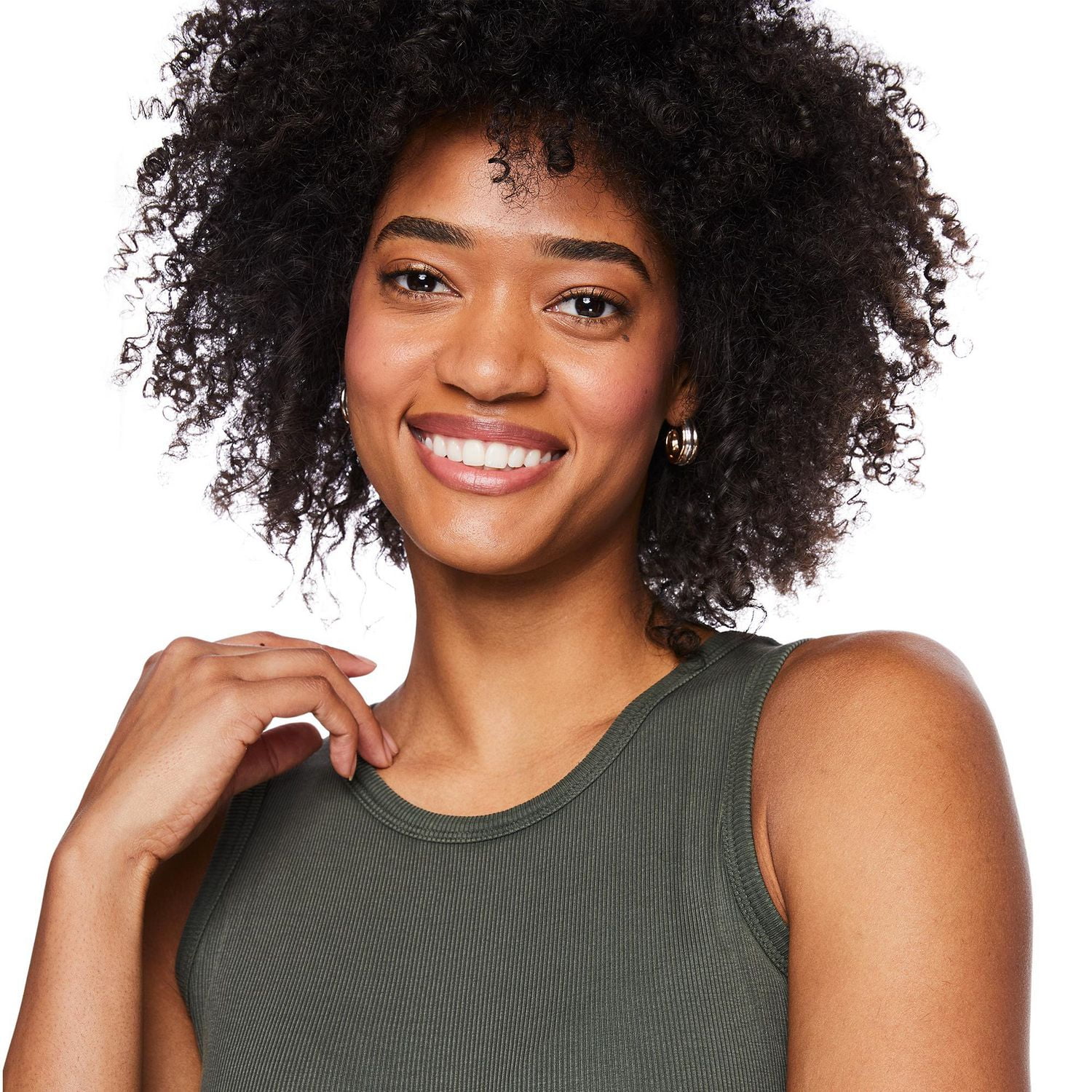 No Boundaries Women's Rib Tank Dress