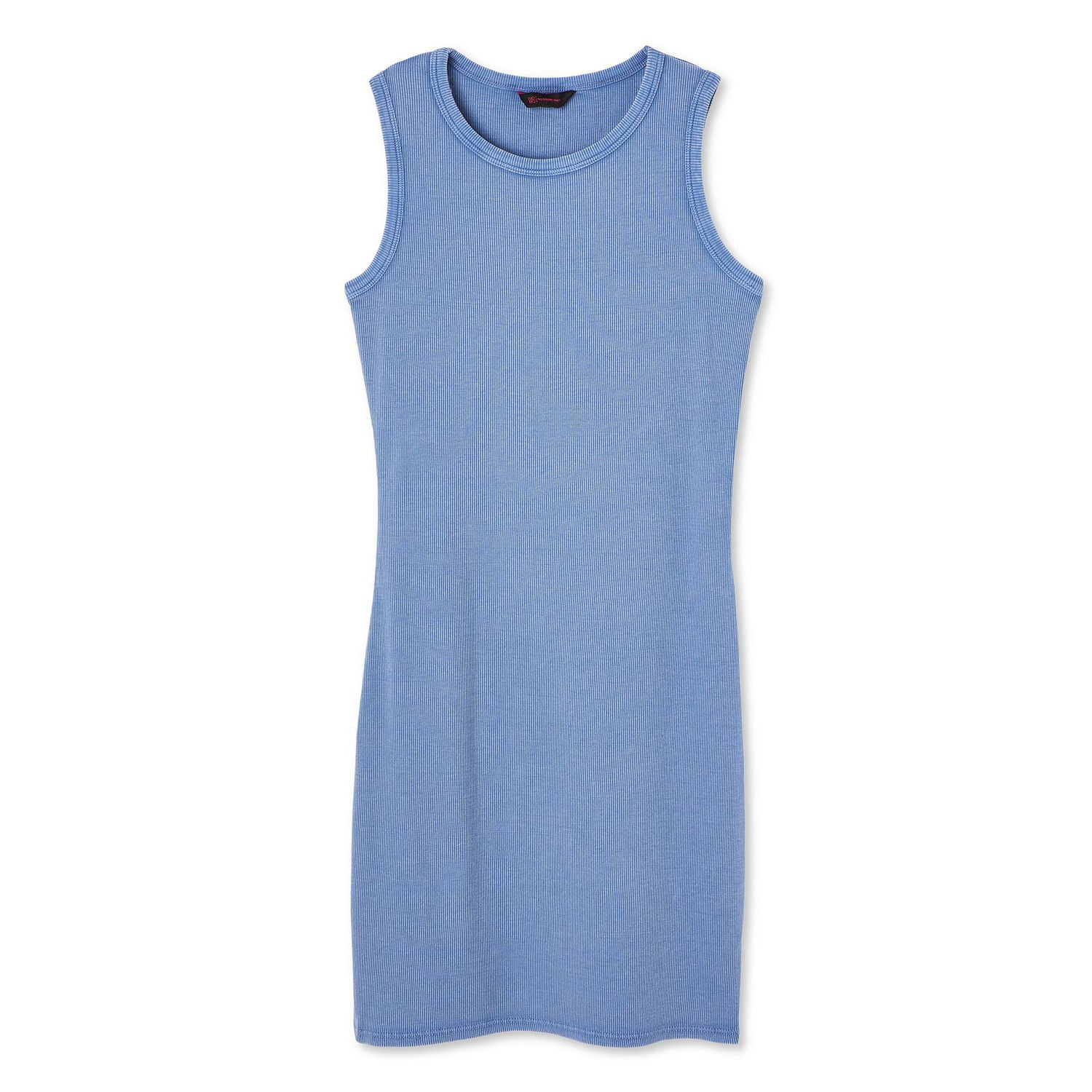 No Boundaries Women's Rib Tank Dress
