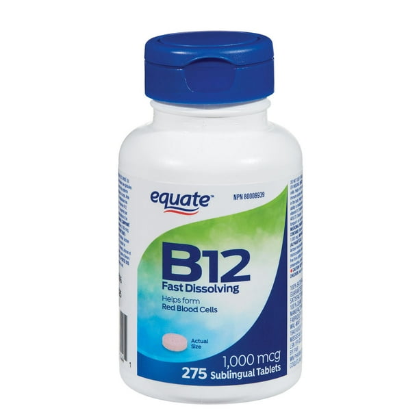 buy injectable b12 canada Equate Vitamin B12 1000mcg Fast Dissolving