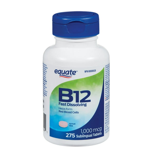 Equate Vitamin B12 1000mcg Fast Dissolving
