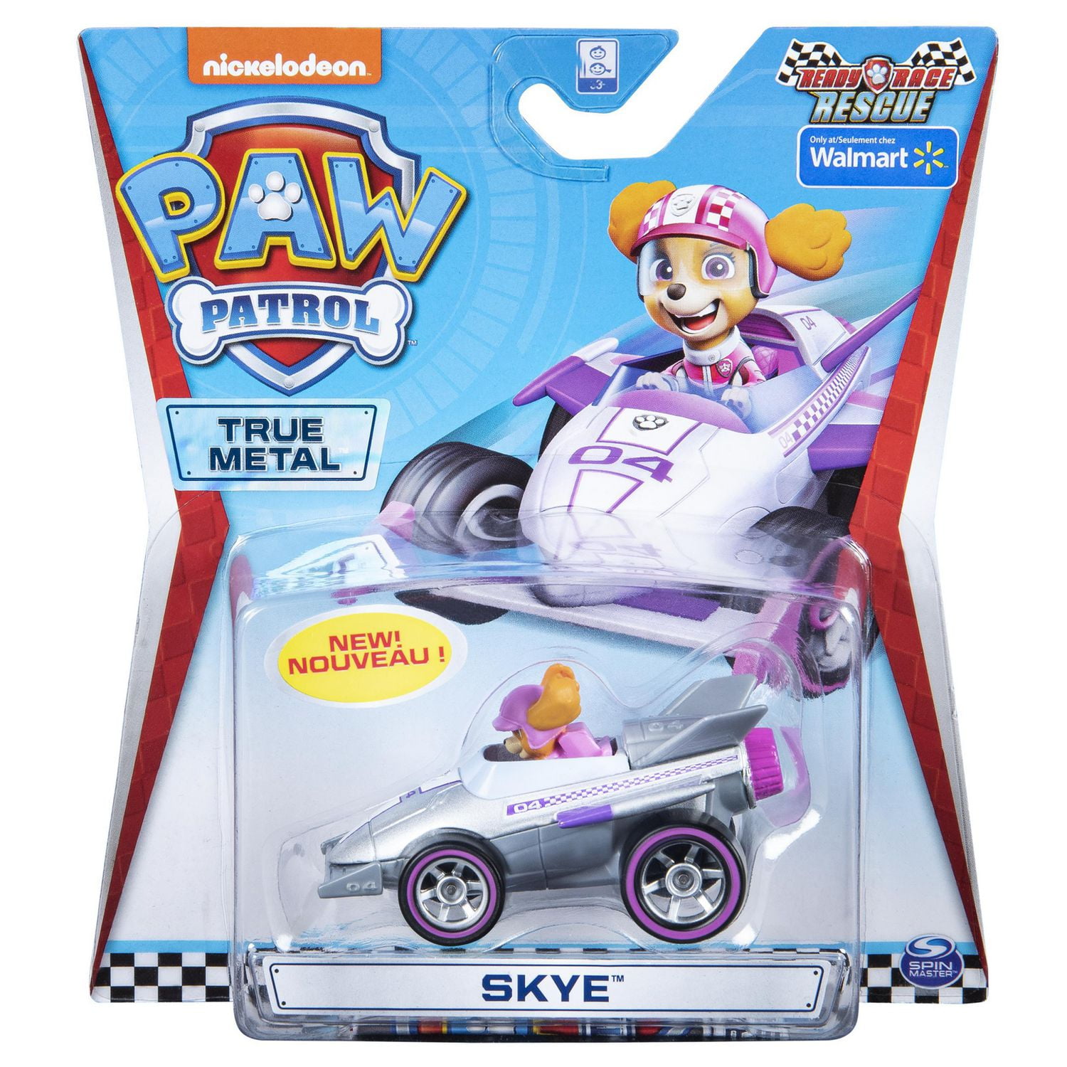 Paw Patrol True Metal Ready Race Rescue Skye Collectible Die Cast Vehicle 155 Scale Walmart 6929