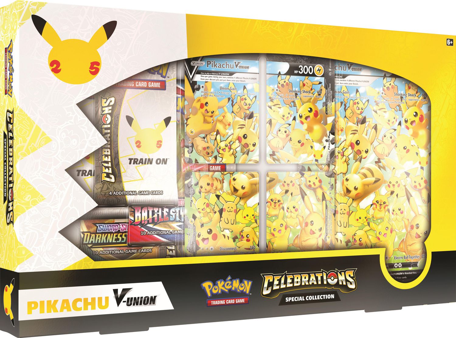 Invitations de fête Pokémon mettant en vedette Pikachu, paq. 8