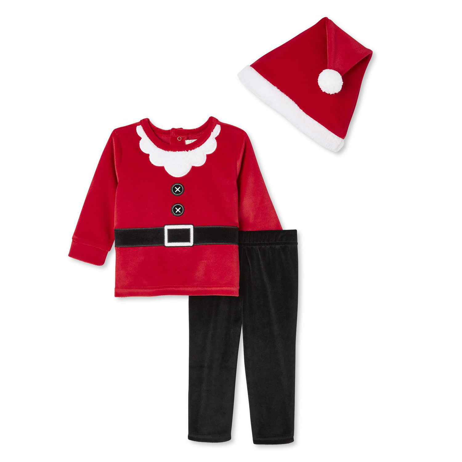 George Baby Boys' Holiday Top, Legging and Hat 2-piece Set