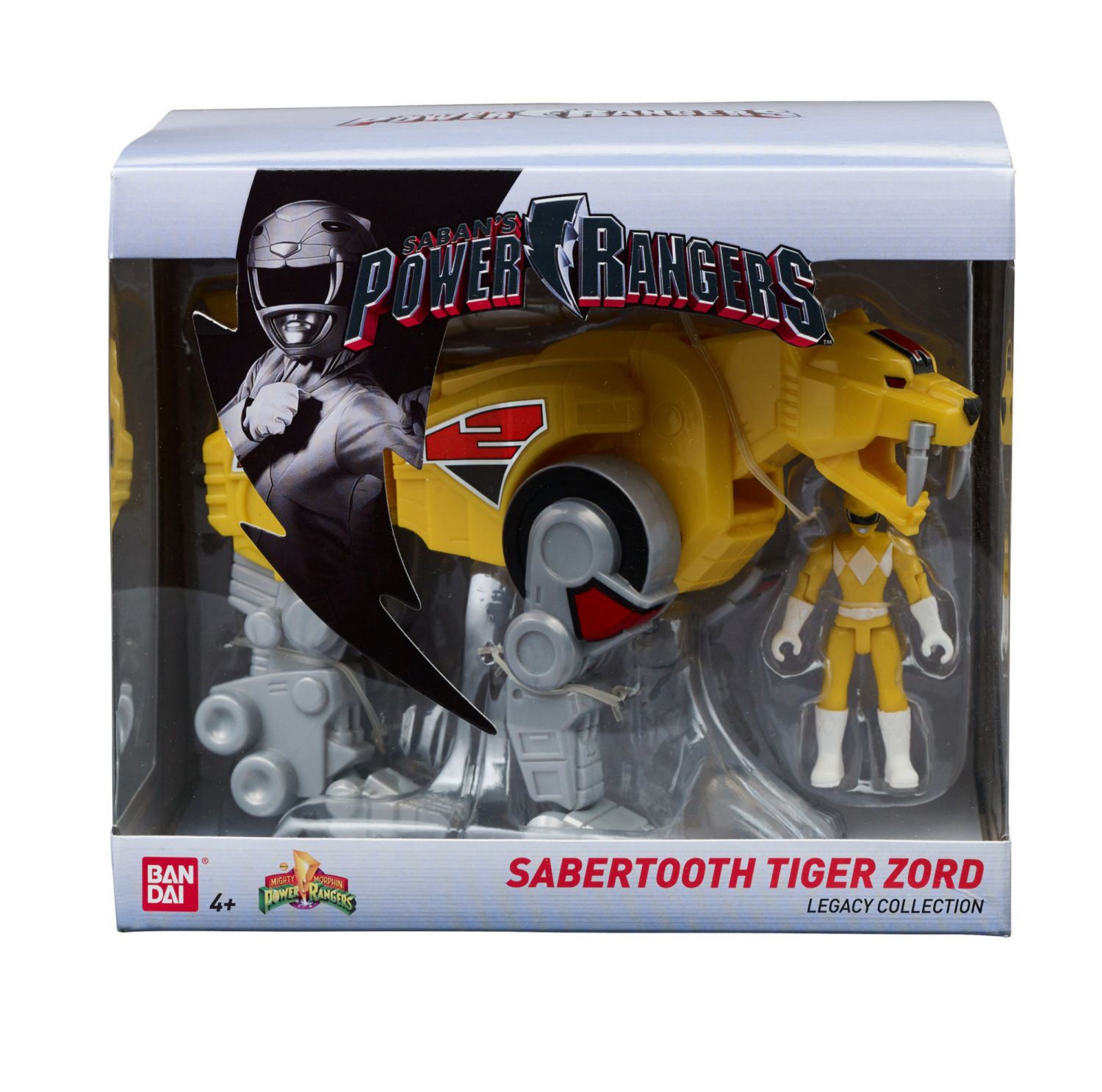 Power Rangers Legacy Mighty Morphin Sabertooth Tiger Zord Figure