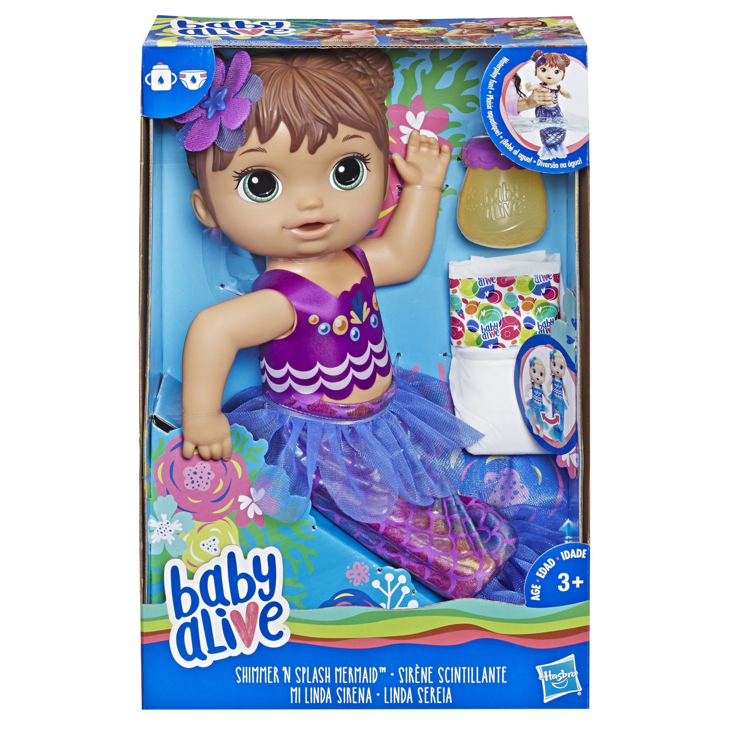 baby alive mermaid doll