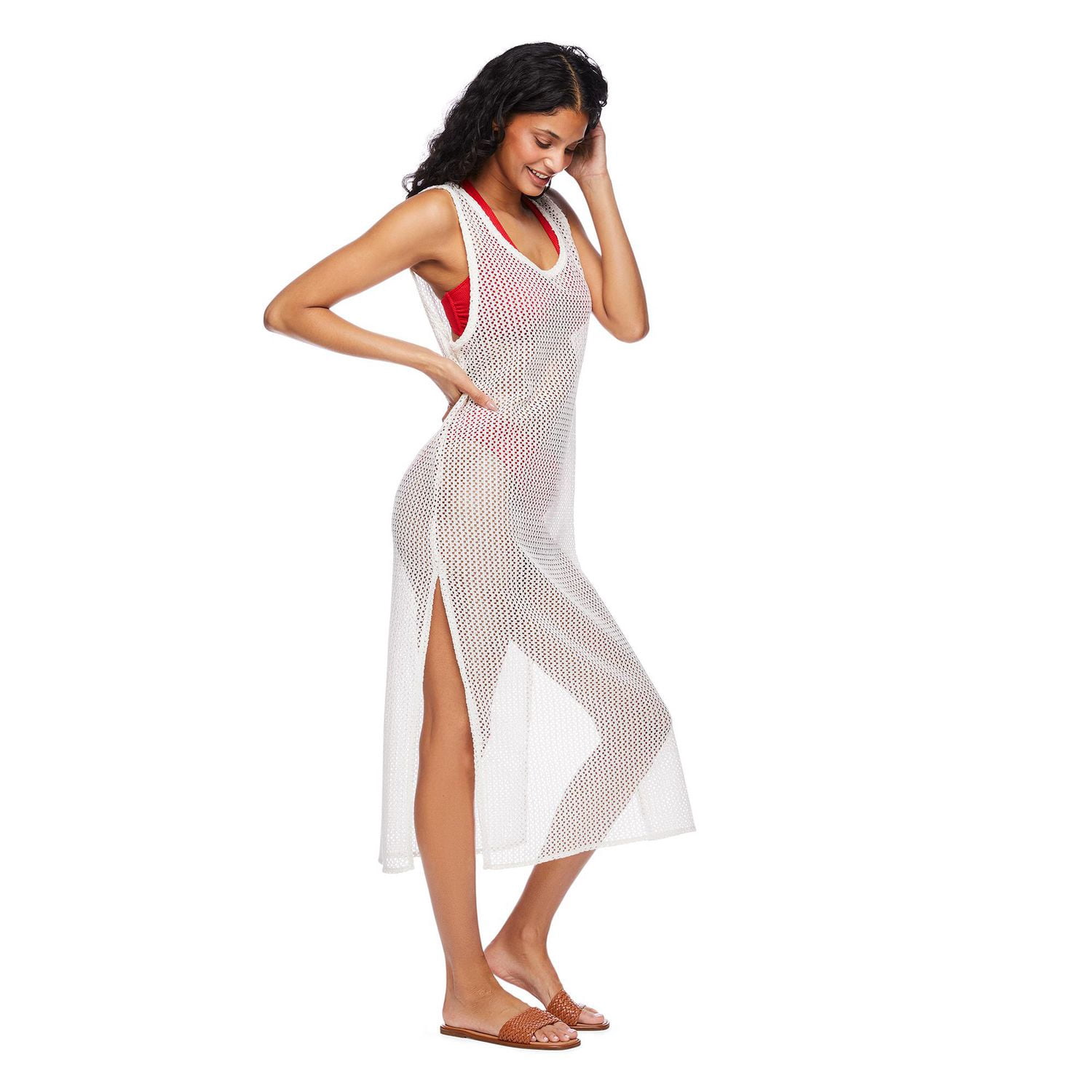 Robe cache-maillot en crochet George pour femmes