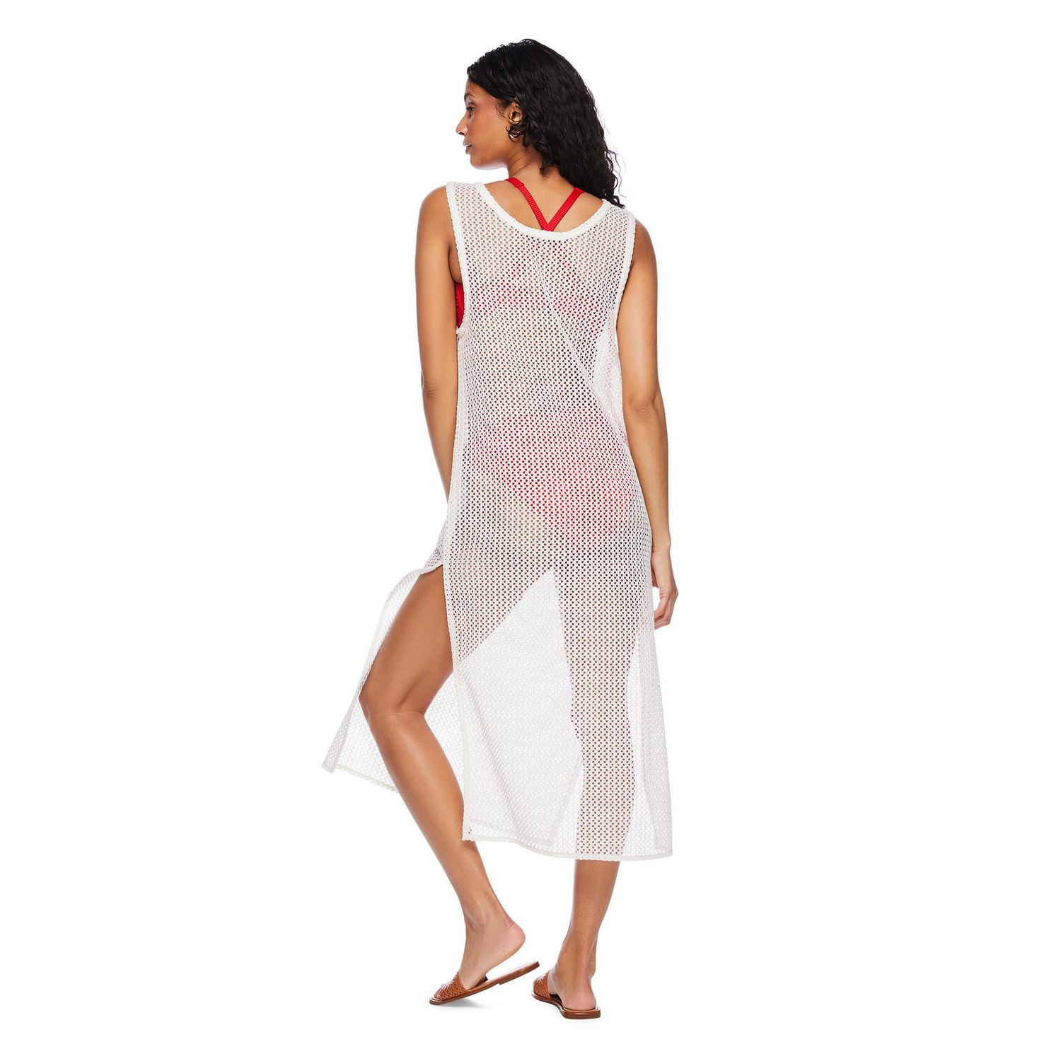 George Women's Crochet Dress Cover-Up, Sizes XS-XXL