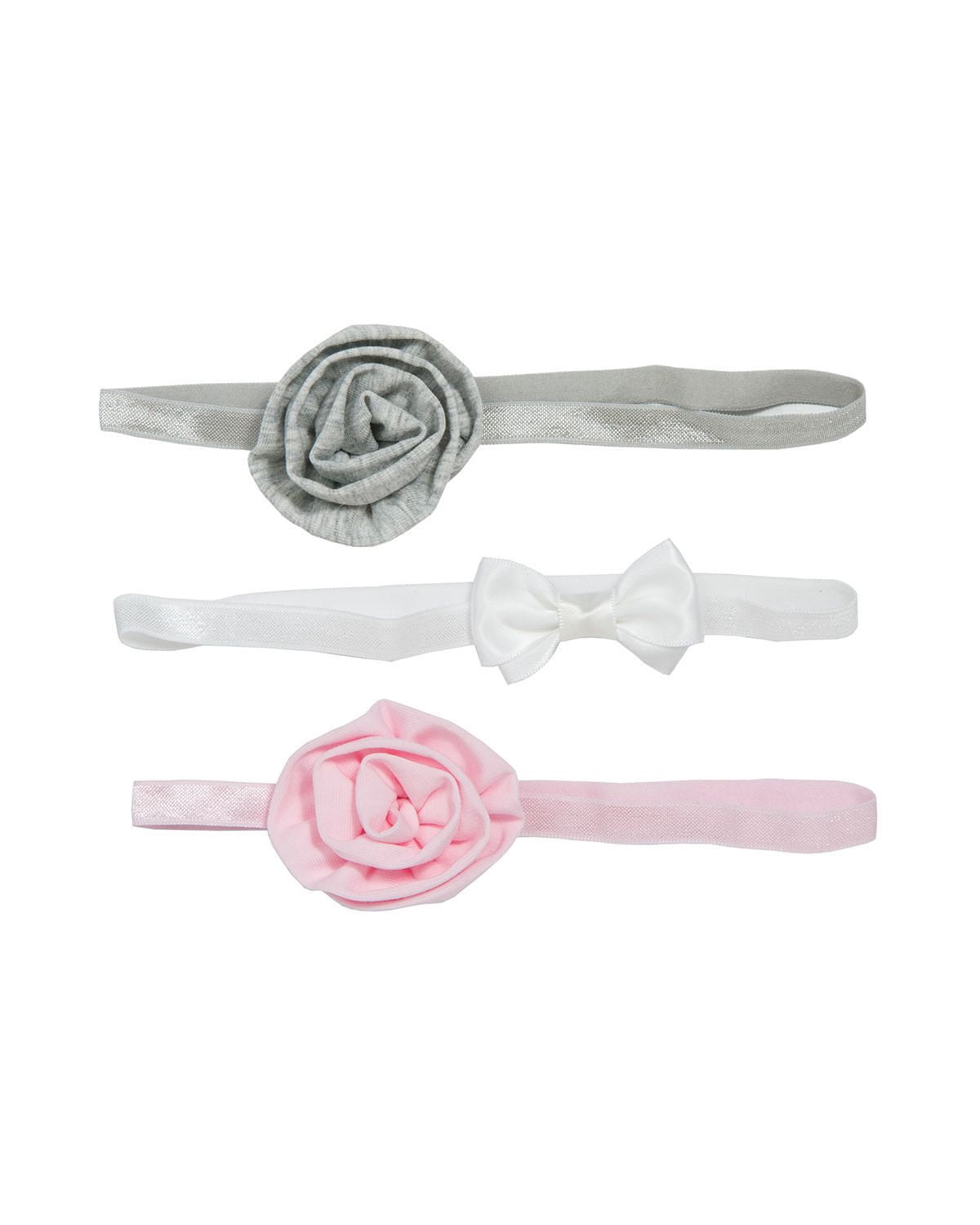Child of Mine by Carter's Infant Girl 3 Pack Bow & Flower Headbands