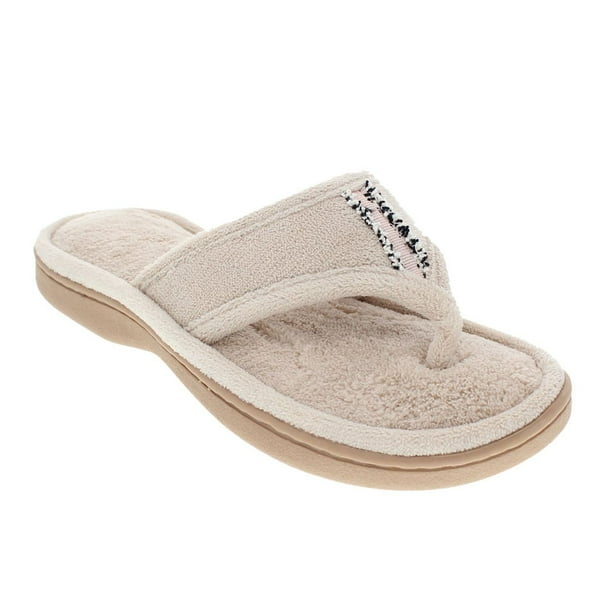 ISOspa by isotoner Women's Susan Microterry Thong Slippers Walmart.ca
