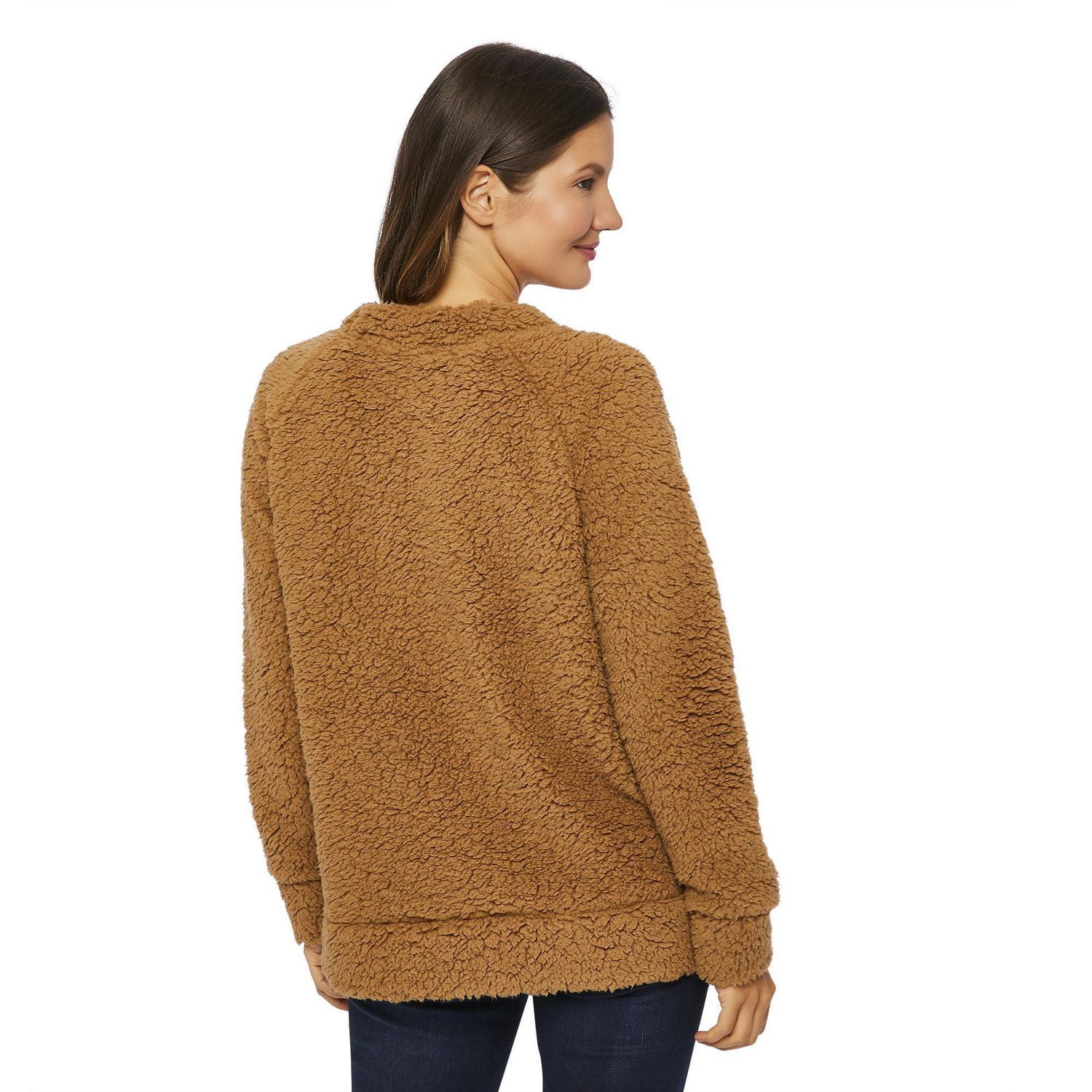 George Ladies Ugly Christmas Embellished Sherpa Tops