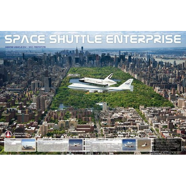 La navette spatiale Enterprise et Central Park