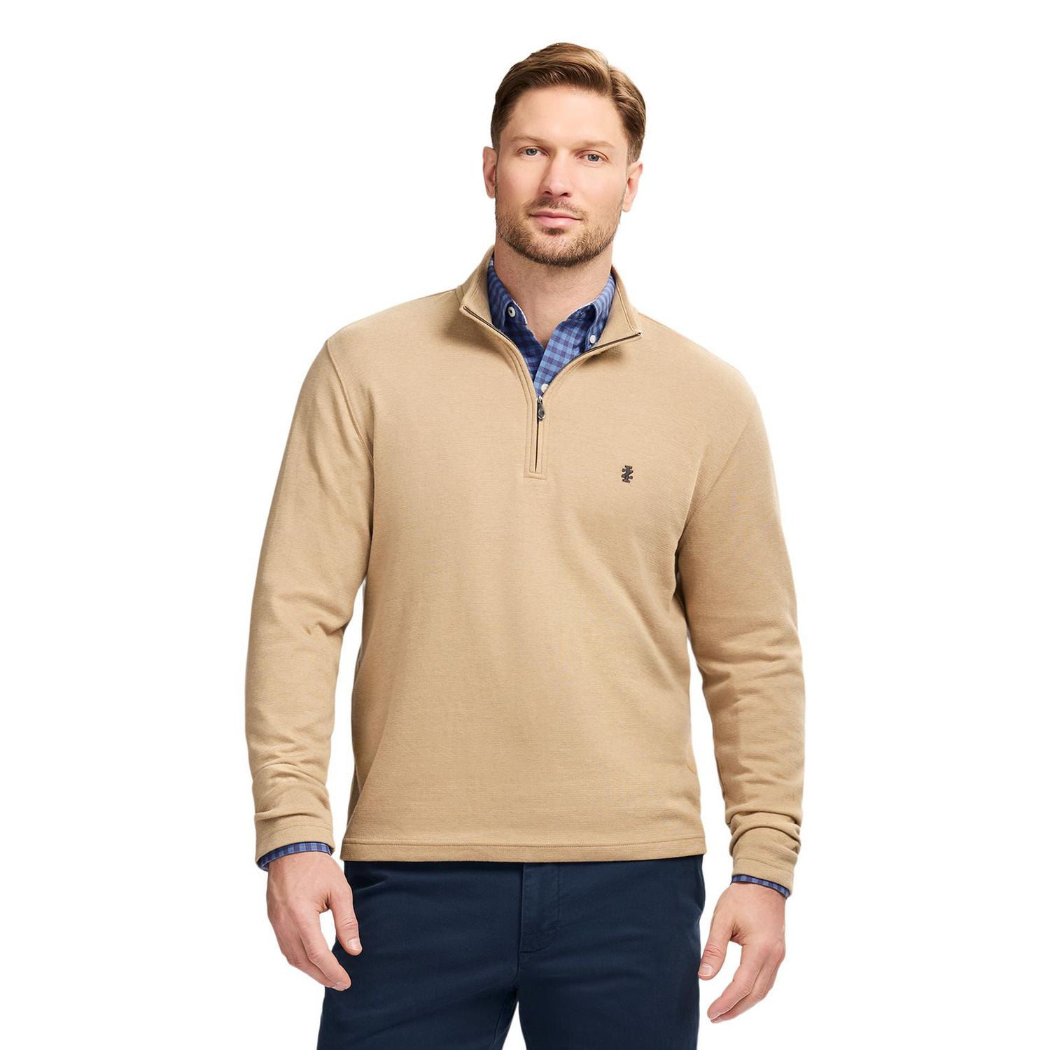 IZOD FEEDER STRIPE 1/4 ZIP, S-XXL