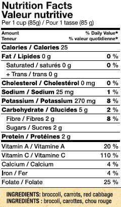 Brocoli en julienne Family Favourites de Mann's 12 oz