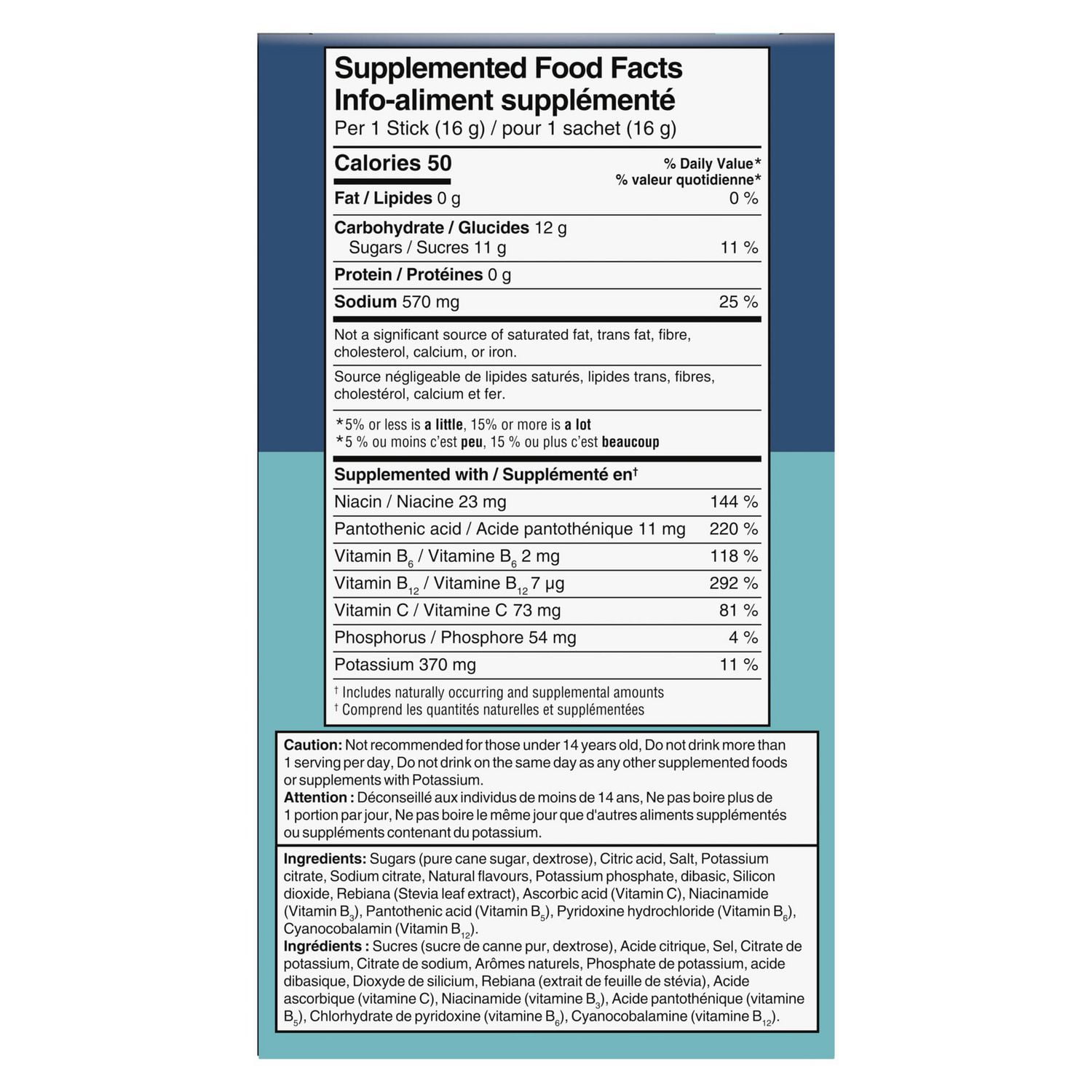 Liquid I.V. Lemon Lime Hydration Multiplier Electrolyte Drink Mix, 16g Mix/6 units