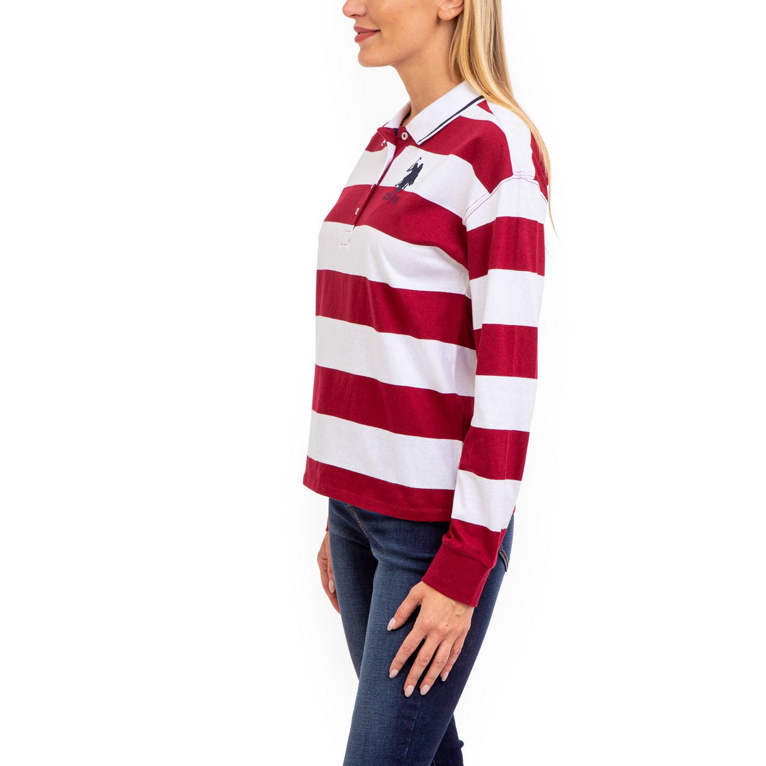 U.S. Polo Assn Women's Rugby Shirt