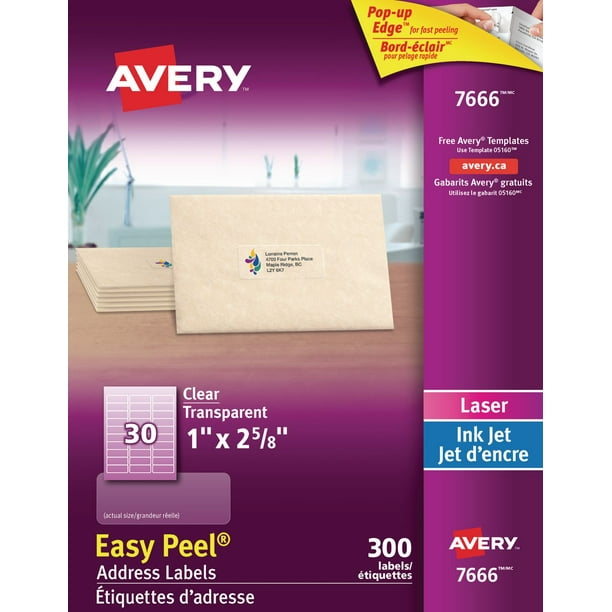 Avery® Clear Address Labels Walmart.ca