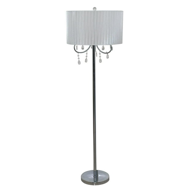 Home Trends Lampadaire chandelier blanc
