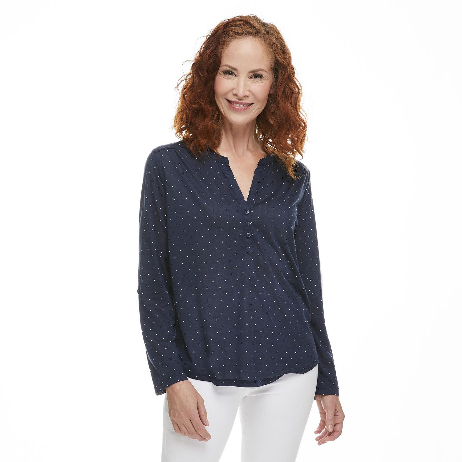 Penmans Women's Printed Henley Popover Shirt | Walmart Canada