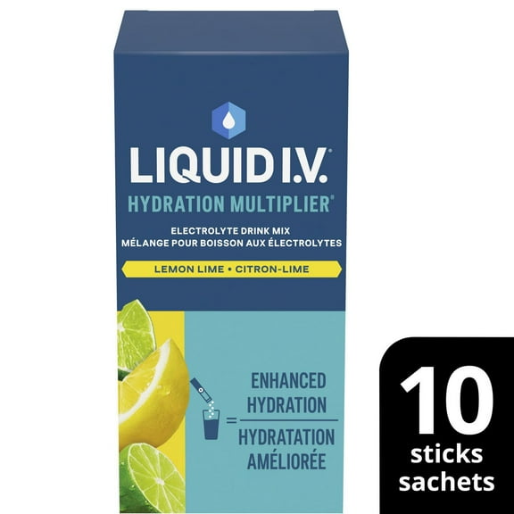 Liquid I.V. Lemon Lime Hydration Multiplier Electrolyte Drink Mix