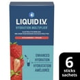thumbnail image 1 of Liquid I.V. Strawberry Hydration Multiplier Electrolyte Drink Mix, 1 of 9