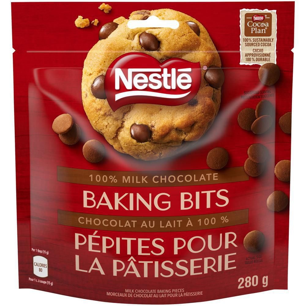 NESTLÉ 100 Milk Chocolate Baking Bits Walmart Canada
