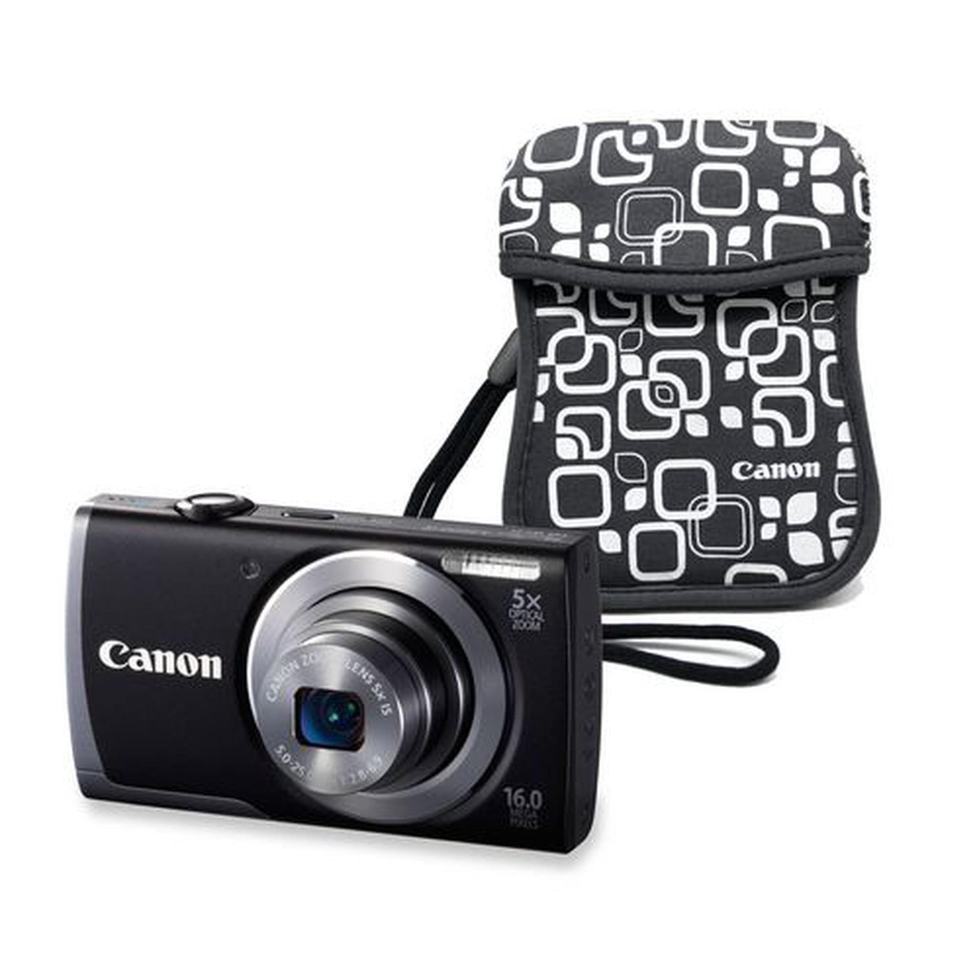 Canon PowerShot A3500 Black with Case - Walmart.ca
