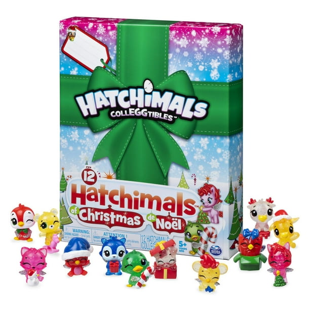Hatchimals CollEGGtibles, Coffret cadeau surprise 12 Hatchimals de Noël, pour les enfants à partir de 5 ans
