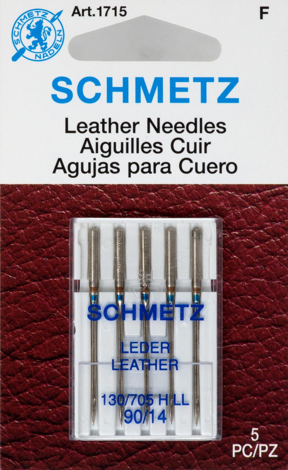 Klasse Leather Sewing Needles 90/14 - 5 pcs - 9317385163727
