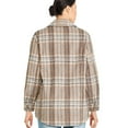 thumbnail image 3 of George Women's Brushed Plaid Shacket, 3 of 6