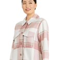 thumbnail image 2 of George Women's Brushed Plaid Shacket, 2 of 6